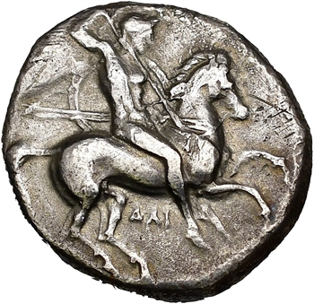 Calabre, didrachme, Tarente, c.330 av. J.-C.