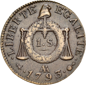 Convention, sol aux balances, 1793 Metz