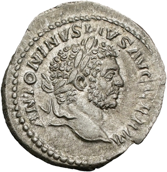 Caracalla, denier, Rome, 215