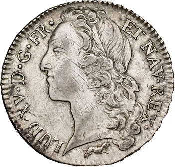 Louis XV, demi-écu au bandeau, 1761 Orléans