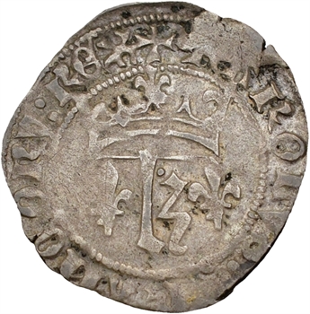 Charles VII, petit blanc au K, 2e émission, Poitiers