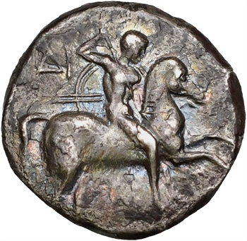 Calabre, didrachme, Tarente, c.272-240 av. J.-C.