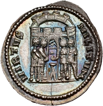 Dioclétien, argenteus, Siscia, 294-295