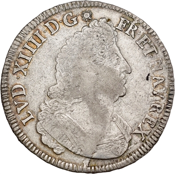 Louis XIV, écu aux palmes, 1694 Bordeaux