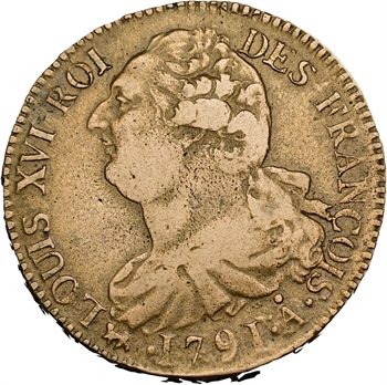 Constitution, 2 sols FRANÇOIS, An 3, 1791 Paris