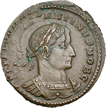 Constantin Ier César, follis, Trèves, 307-308