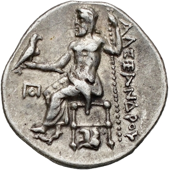 Macédoine, Alexandre le Grand, drachme, Teos, c.323-319 av. J.-C