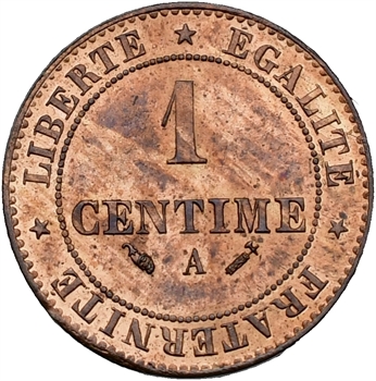 IIIe République, 1 centime Cérès, 1882 Paris