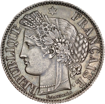 IIe République, 2 francs Cérès, 1851 Paris