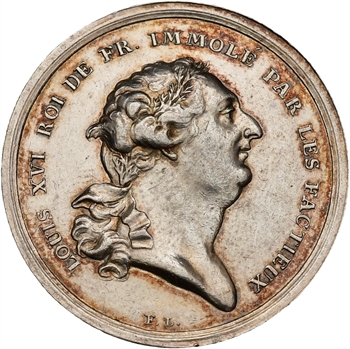 Louis XVI, la mort du Roi, par Loos, 1793 Berlin