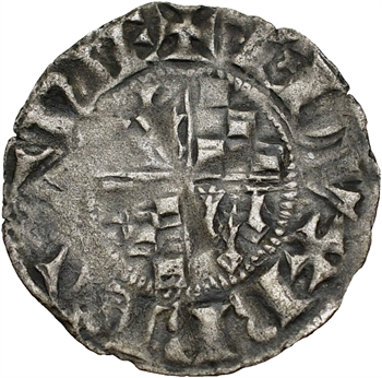Limoges (vicomté de), Jean III, vicomte et duc de Bretagne, denier, s.d. (1312-1314) Nantes