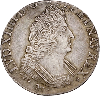 Louis XIV, quart d&rsquo;écu aux palmes, 1694 Limoges