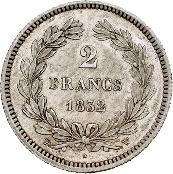Louis-Philippe Ier, 2 francs, 1832 Lille