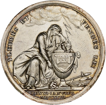 Louis XVI, la mort du Roi, par Loos, 1793 Berlin