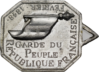 IIe République, laisser-passer des montagnards lyonnais, 1848 Lyon
