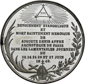 IIe République, la mort de Denys Affre, archevêque de Paris, 1848