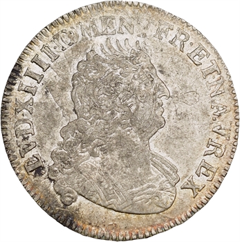 Louis XIV, demi-écu aux huit L, 2e type, 1704 Paris