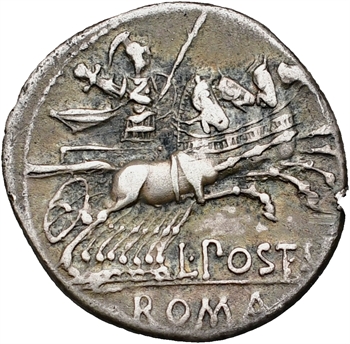 Postumia, denier, Rome, 131 av. J.-C