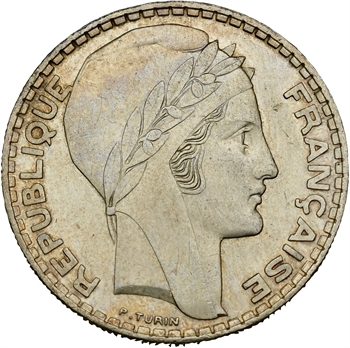 IIIe République, 20 francs Turin, 1937 Paris