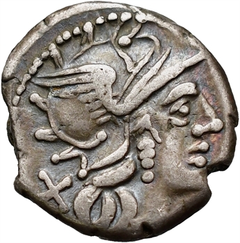 Renia, denier, Rome, 138 av. J.-C.