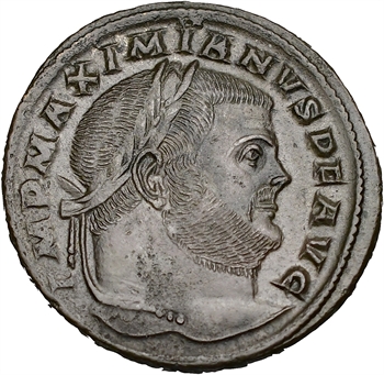 Dioclétien, follis, Aquilée, 301