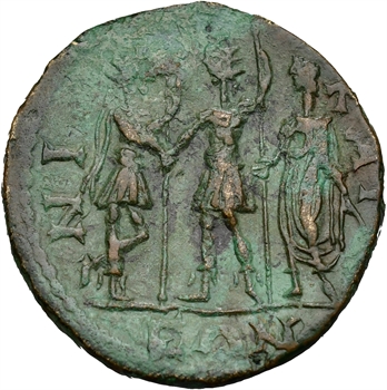 Bithynie, Nicée, Valérien Ier et gallien, tetrassarion, 256
