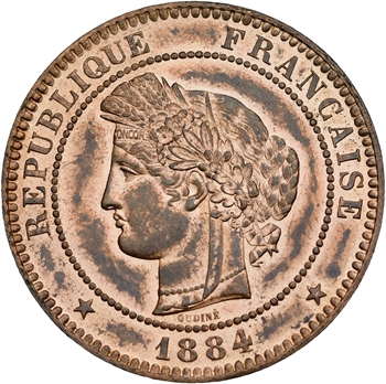 IIIe République, 10 centimes Cérès, 1884 Paris