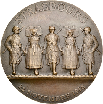 Dropsy (H.) : la Libération de Strasbourg (WW1), fonte N° 23, 1918 Paris