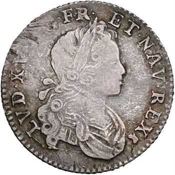 Louis XV, pièce de XX sols de Navarre, 1719 Lyon