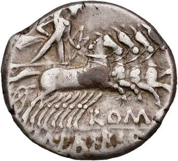 Baebia, denier, Rome, 137 av. J.-C.
