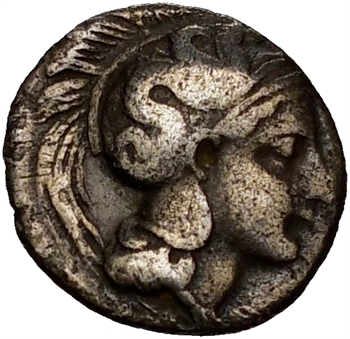 Lucanie, Héraclée, diobole, 350-300 av. J.-C.