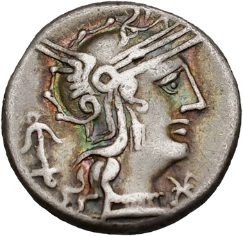 Julia, denier, 129 av. J.-C.