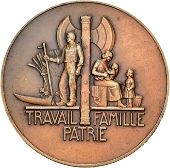 IIe Guerre Mondiale, le Maréchal Pétain, par Pierre Turin, petit module, 1941 Paris