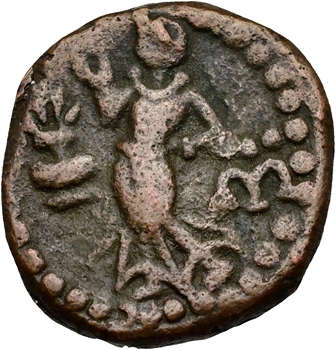 Inde, République Tribal Yaudheya, Drachme de bronze, 330/340, Rohtak