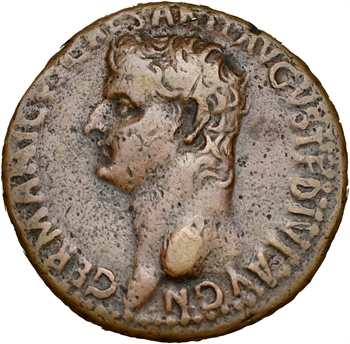 Germanicus, as, Rome, 37-38 (restitution de Caligula)