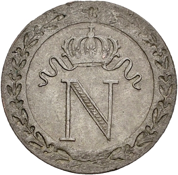 Premier Empire, 10 centimes à l’N couronnée, 1809 Paris