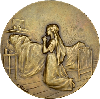 Ire Guerre mondiale : la gloire des infirmières françaises, par A. Willette, 1916 Paris (Bazor)