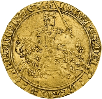 Jean II le Bon, franc à cheval