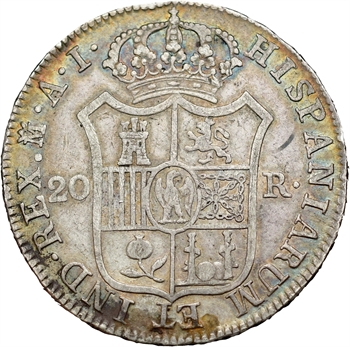 Espagne, Joseph Napoléon, 20 reales, 1809 Madrid