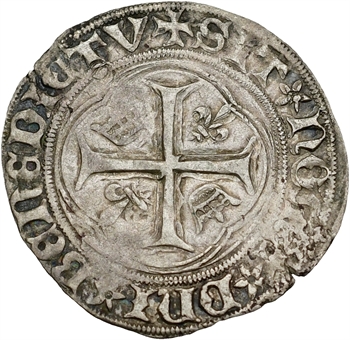 Louis XI, blanc à la couronne, 2e émission, Paris