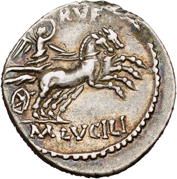 Lucilia, denier, Rome, 101 av. J.-C.