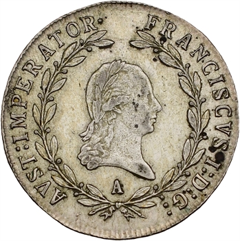 Autriche, François Joseph Ier, 20 kreuzer, 1815 Vienne