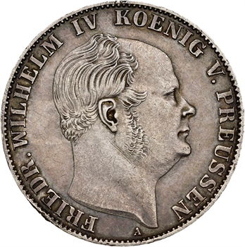 Allemagne, Prusse (royaume de), Frédéric-Guillaume IV, vereinsthaler, 1860 Berlin