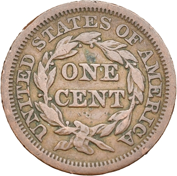États-Unis, cent (Braided head cent), 1846 Philadelphie