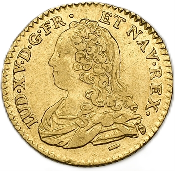 Louis XV, demi-louis aux lunettes, 1726 Lille