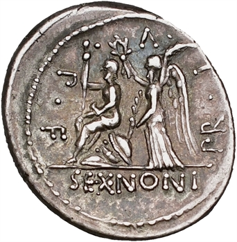 Nonia, denier, Rome, 59 av. J.-C