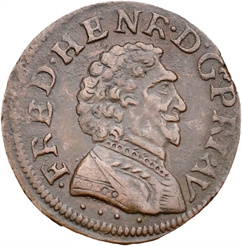 Orange (principauté d’), Frédéric-Henri, double tournois, 1640