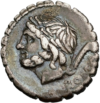 Memmia, denier serratus, Rome, 106 av. J.-C.
