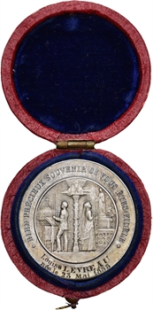 IIIe République, médaille de communion et confirmation, 1897 Paris