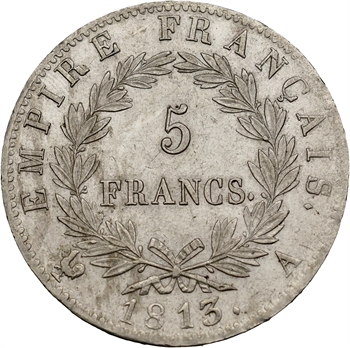 Premier Empire, 5 francs Empire, 1813 Paris